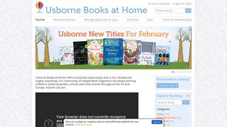 Welcome to Usborne Books at Home