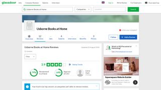 Usborne Books at Home Reviews | Glassdoor.co.uk
