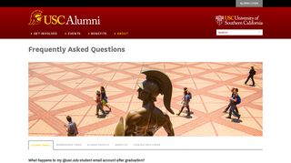 USC Alumni Association | Frequently Asked Questions