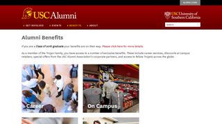USC Alumni Association | Alumni Benefits