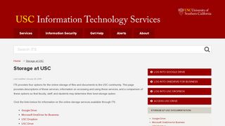 Storage at USC | IT Services | USC