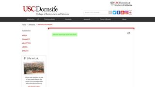 Interview Request Form > USC Dana and David Dornsife College of ...