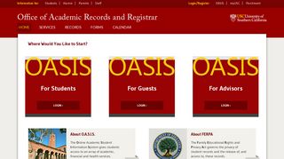 About O.A.S.I.S. - Where Would You Like to Start? - Office of Academic ...