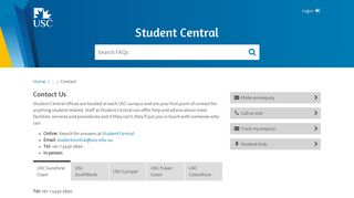contact Student Central