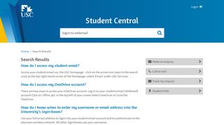 login to webmail - Student Central