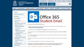 Student Email (Office 365) - USC Aiken