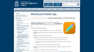 Blackboard | Blackboard Mobile App | USC Aiken