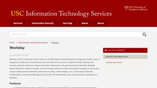 Workday | IT Services | USC