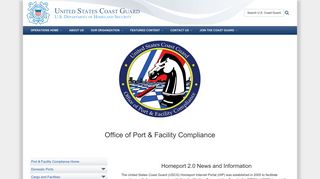 Homeport 2.0 - Deputy Commandant for Operations - Coast Guard