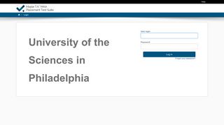 University of the Sciences in Philadelphia - Login