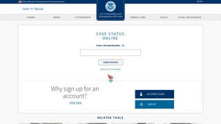 Case Status Online - Case Status Search - USCIS