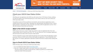 Check your USCIS Case Status Online - Path2USA