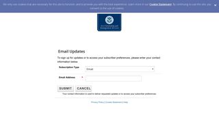 Get Email Updates - com.govdelivery.public