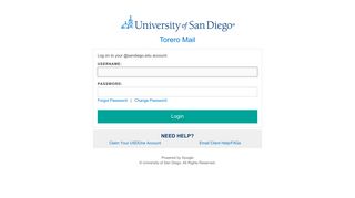 USD Torero Mail - University of San Diego
