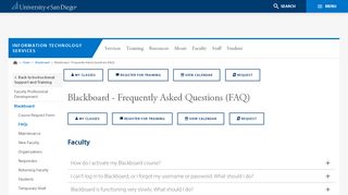 Blackboard - Frequently Asked Questions (FAQ) - - Information ...
