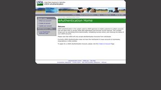 USDA eAuthentication