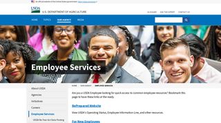 Employee Services | USDA