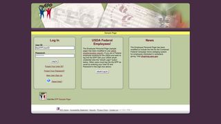 Employee Personal Page (sample page) - USDA