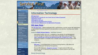 Service First - USDA Forest Service