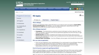 RD Apply | USDA Rural Development