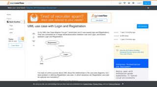 UML use case with Login and Registration - Stack Overflow