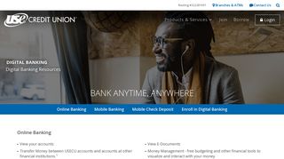 USE Credit Union - Connect - Digital Banking