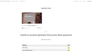 Usenet nl account generator free access faker password ...