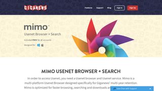 Mimo Usenet Browser + Search | Usenet made Easy - Giganews