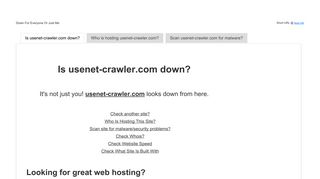 Is usenet-crawler.com down?