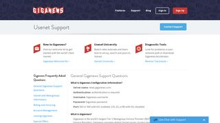Usenet Support & FAQ - Giganews