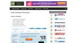 Usenet.nl 14 Day Free Trial - Newsgroup Reviews