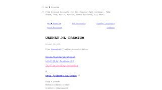 Usenet.nl Premium – We Premium