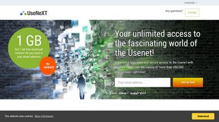 Your unlimited access to the fascinating world of the Usenet! - UseNeXT