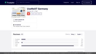UseNeXT Germany Reviews | Read Customer Service Reviews of ...