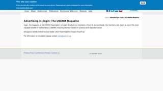 Advertising in ;login: The USENIX Magazine | USENIX