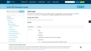 UserLogin | SOAP API Developer Guide | Salesforce Developers