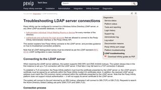 Troubleshooting LDAP server connections - Pexip Docs