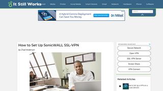 How to Set Up SonicWALL SSL-VPN | It Still Works
