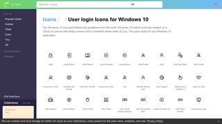 User login Icons for Windows 10 - Icons8