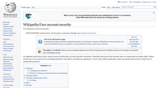 Wikipedia:User account security - Wikipedia