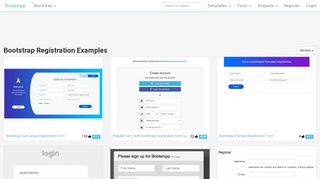 Bootstrap Registration Examples - Bootsnipp