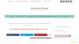 Get Paid For Testing Websites With User Feel - Real Ways to Earn