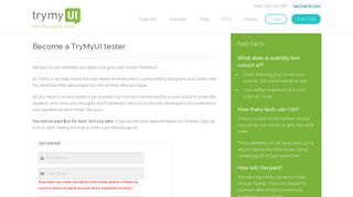 Get paid to test - Website Usability Testing | User Testing by TryMyUI