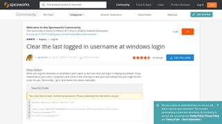 Clear the last logged in username at windows login - Script Center ...