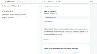 SAP SuperUser Job in Hammond, IN at Cargill - ZipRecruiter