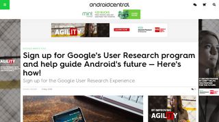 Sign up for Google's User Research program and help guide ...