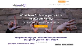 WhatUsersDo | Usability and User Testing