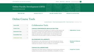 Collaboration Tools | USF Online Faculty Development