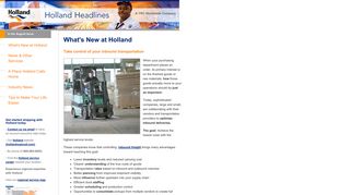 August 2011 Holland Headlines