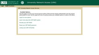 USF NetID Services